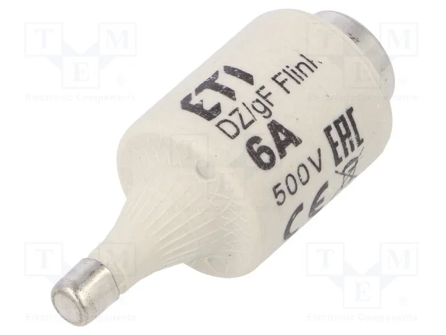 Fusível: Baixa Tensão, Rápido, 6a, 500vac, 500vdc, Cerâmico, Dii, D