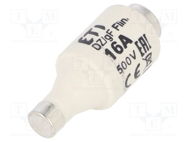 Fusível: Baixa Tensão, Rápido, 16a, 500vac, 440vdc, Cerâmico, Dii, D