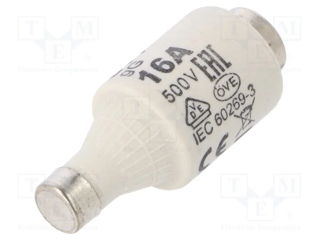Fusível: Baixa Tensão, Gg, 16a, 500vac, 250vdc, Cerâmico, Dii, D