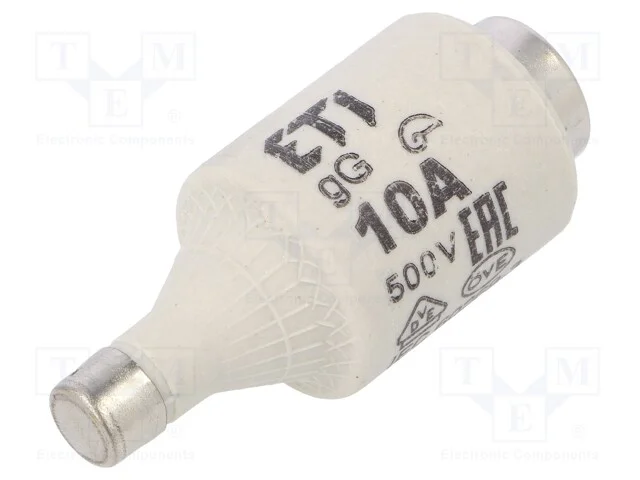 Fusível: Baixa Tensão, Gg, 10a, 500vac, 250vdc, Cerâmico, Dii, D