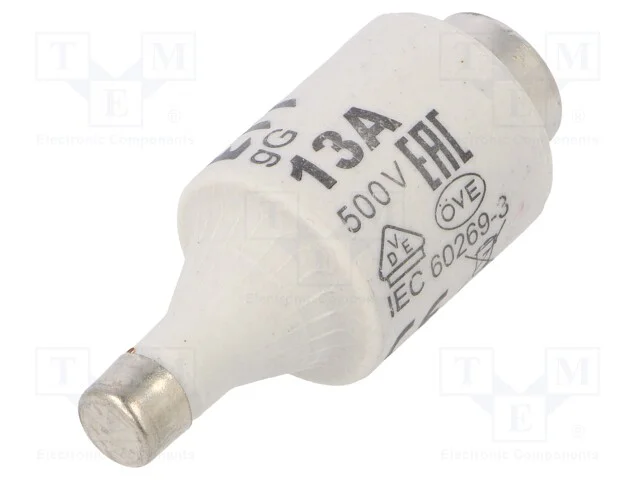 Fusível: Baixa Tensão, Gg, 13a, 500vac, 250vdc, Cerâmico, Dii, D
