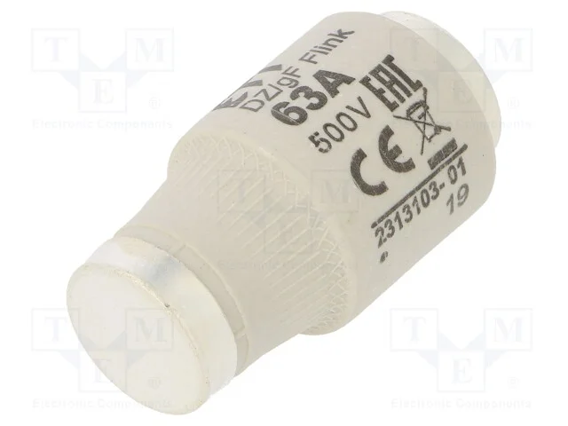 Fusível: Baixa Tensão, Rápido, 63a, 500vac, 500vdc, Cerâmico, Diii