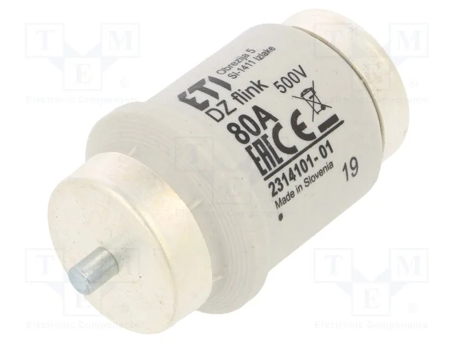 Fusível: Baixa Tensão, Rápido, 80a, 500vac, 500vdc, Cerâmico, Div, D