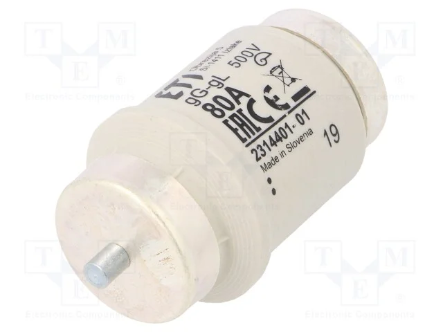 Fusível: Baixa Tensão, Gg, 80a, 500vac, 500vdc, Cerâmico, Div, D