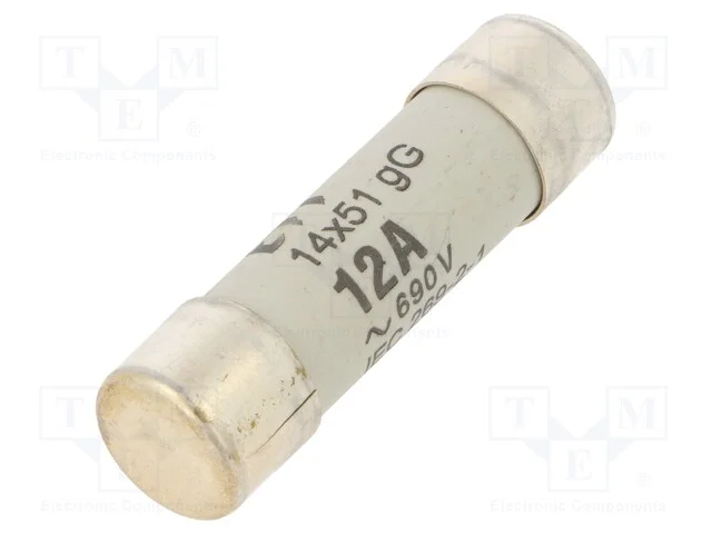 Fusível: Baixa Tensão, Gg, 6a, 500vac, Cilíndrico, 10,3x38mm