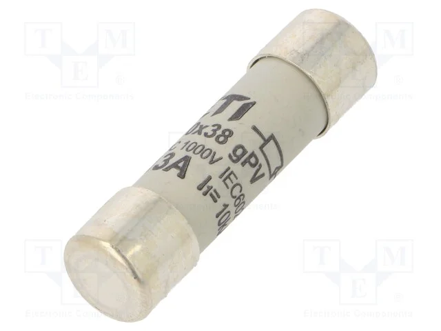 Fusível: Baixa Tensão, Gpv, 13a, 1000vdc, Cilíndrico, 10,3x38mm