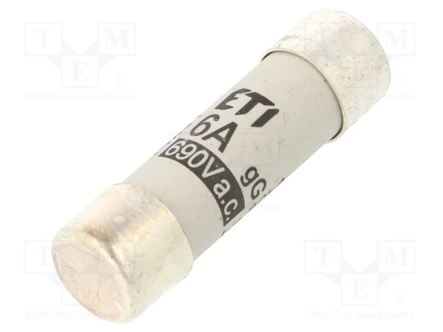 Fusível: Baixa Tensão, Gg, 6a, 690vac, Cilíndrico,Industrial