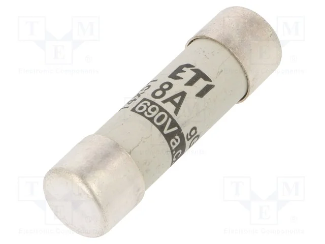 Fusível: Baixa Tensão, Gg, 8a, 690vac, Cilíndrico,Industrial