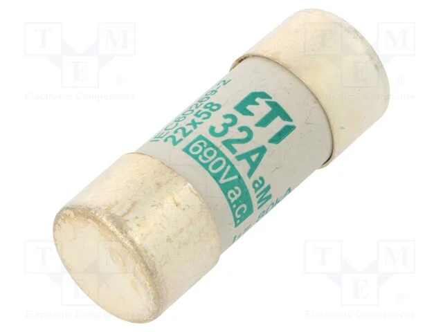 Fusível: Baixa Tensão, Am, 32a, 690vac, Cilíndrico,Industrial
