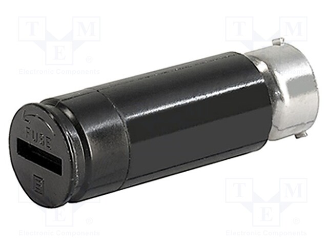 Adaptador, Fusíveis Cilíndricos, 5x20mm, 10a, Preta, 500vac, Fec