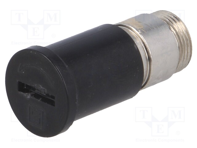 Adaptador, fusíveis cilíndricos, 6,3x32mm, 16A, p.