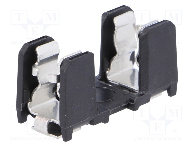 Tomada, fusíveis cilíndricos, SMT, 5x20mm, -40÷85.
