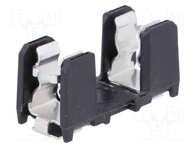 Tomada, fusíveis cilíndricos, SMT, 5x20mm, -40÷85.