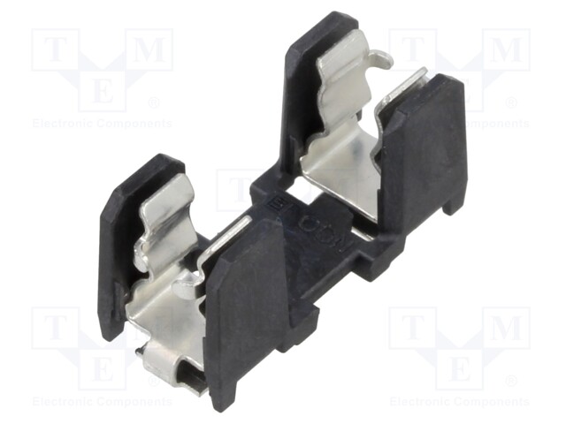 Tomada, fusíveis cilíndricos, SMT, -40÷85C, 10A, .