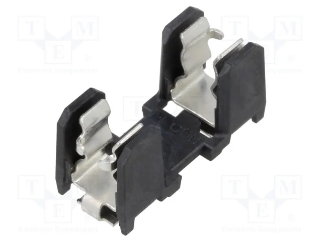 Tomada, fusíveis cilíndricos, SMT, -40÷85C, 10A, .