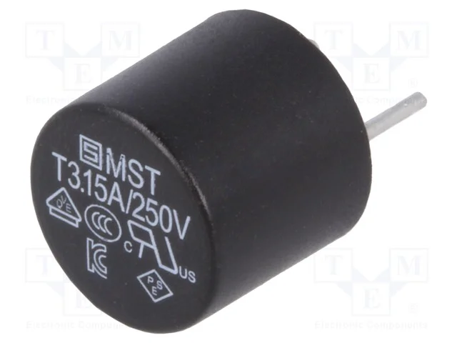 Fusível: Baixa Tensão, Retardado, 3,15a, 250vac, Tr5, Mst