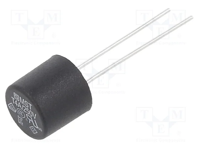 Fusível: Baixa Tensão, Retardado, 4a, 250vac, Pcb,Tht, Tr5, Cobre