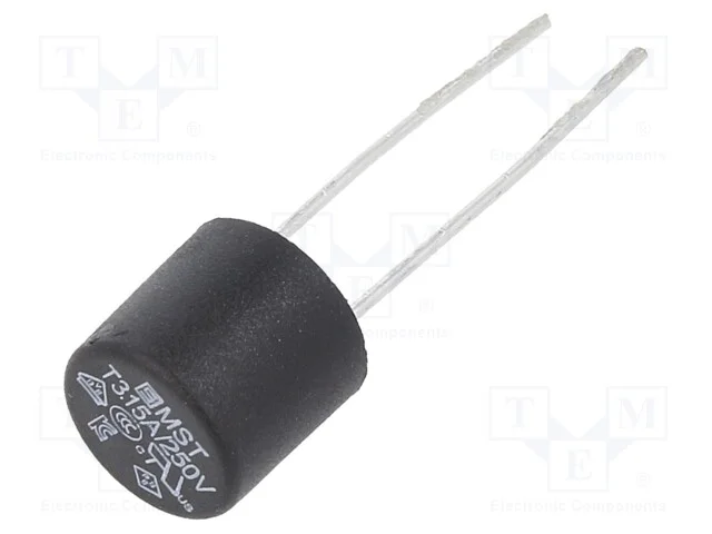 Fusível: Baixa Tensão, Retardado, 3a, 250vac, Tr5, Mst
