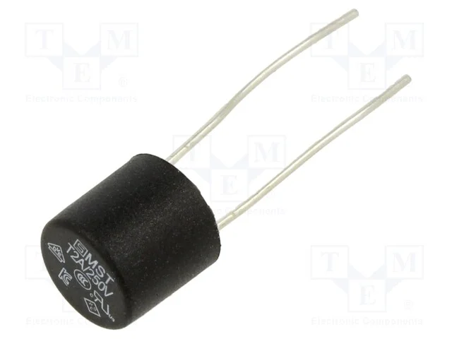 Fusível: Baixa Tensão, Retardado, 2a, 250vac, Pcb,Tht, Tr5, Cobre