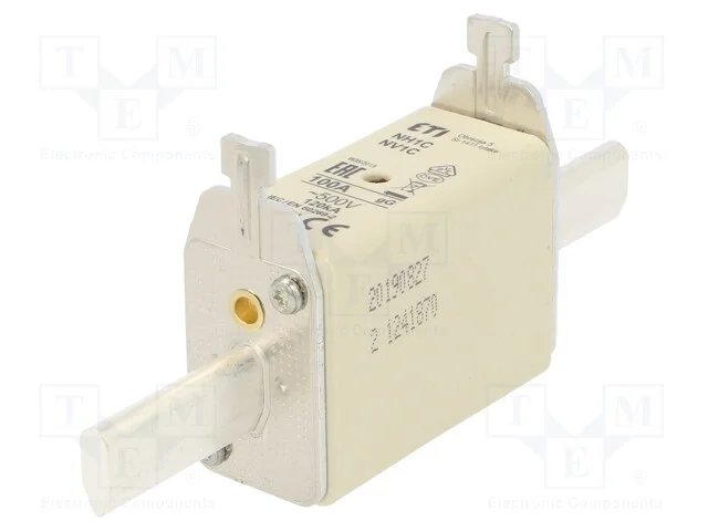Fusível: Baixa Tensão, Gg, 100a, 500vac, Cerâmico,Industrial, Nh1c