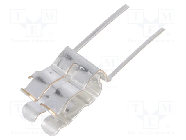 Placas de fixação, fusíveis cilíndricos, THT, 10A.