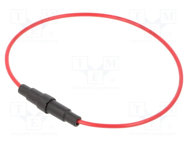 Tomada, 5x20mm, Imax: 5a, Unom: 350v, Sa&iacute;: Fios, -40&divide;80c, Ul94v-0