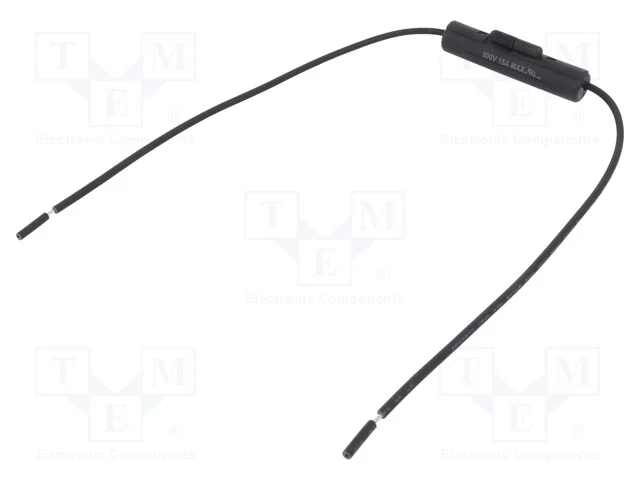 Tomada, fus&iacute;veis cil&iacute;ndricos, 6,3x32mm, THT, Imax.