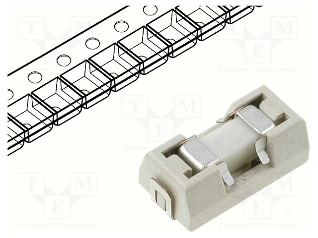 Fus&iacute;vel: Baixa Tens&atilde;o, Super-Imediato, 3a, 125vac, 125vdc, Smd