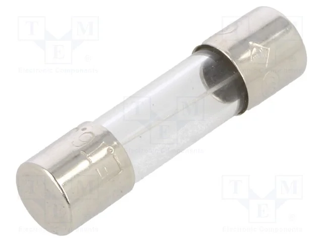 Fusível: Baixa Tensão, Retardado, 6,3a, 250vac, 5x20mm, Latão