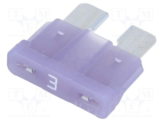 Fusível: Baixa Tensão, 3a, 32vdc, Automotivo, 19mm, Atof