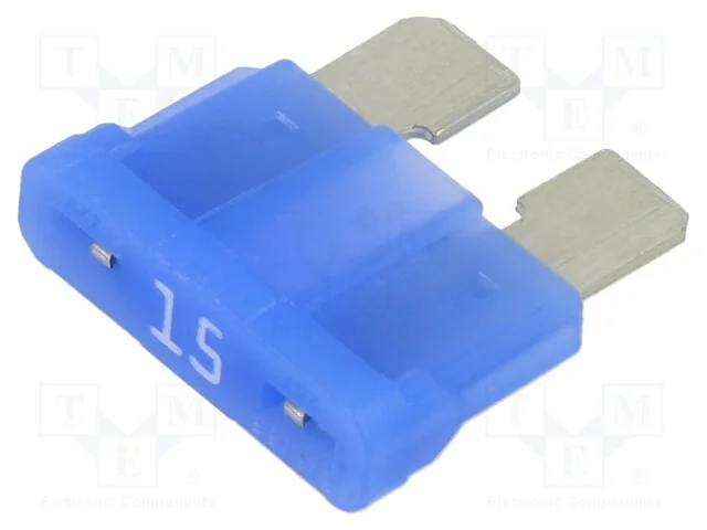 Fusível: Baixa Tensão, 15a, 32vdc, Apertado, Automotivo, 19mm, Atof