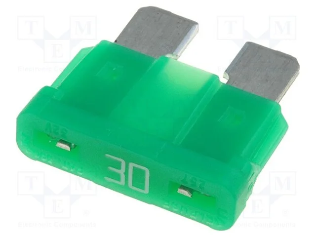 Fusível: Baixa Tensão, 30a, 32vdc, Automotivo, 19mm, Atof