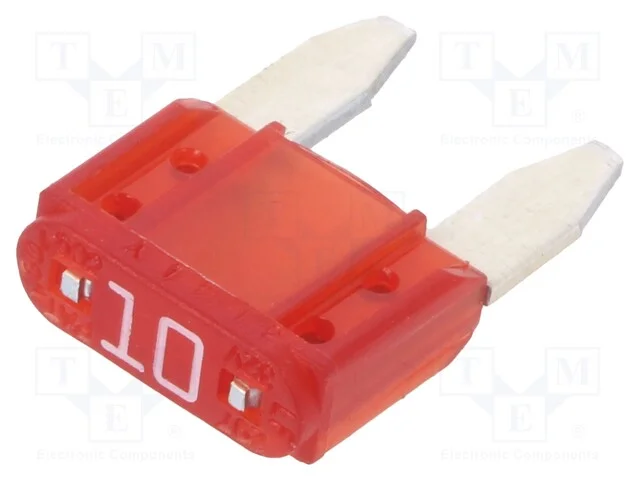 Fusível: Baixa Tensão, 10a, 32vdc, Apertado, Automotivo, 10,9mm