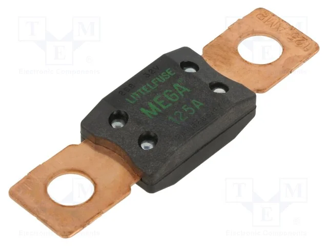 Fusível: Baixa Tensão, 125a, 32vdc, 68,6mm, Mega