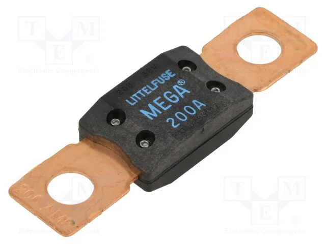 Fusível: Baixa Tensão, 200a, 32vdc, 68,6mm, Mega
