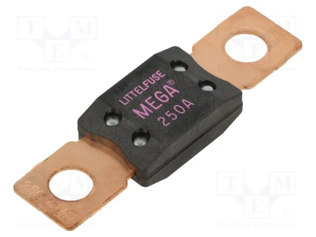 Fusível: Baixa Tensão, 250a, 32vdc, 68,6mm, Mega