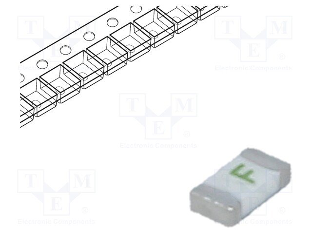 Fusível: baixa tensão, rápido, 500mA, 63VAC, 63V,.