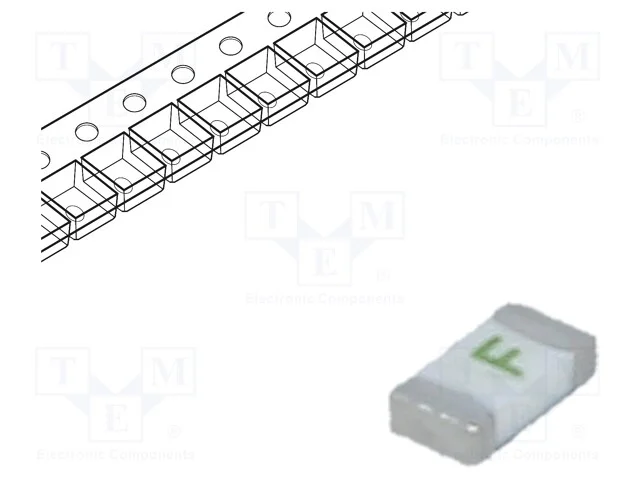 Fusível: baixa tensão, rápido, 500mA, 63VAC, 63V,.
