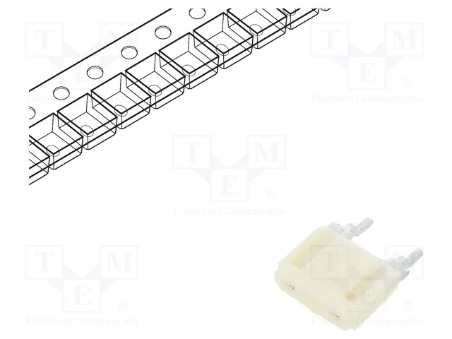 Fusível: baixa tensão, rápido, 4A, 350VAC, SMD, 1.