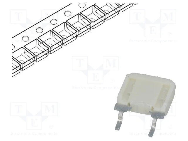 Fusível: baixa tensão, rápido, 3A, 350VAC, SMD, 1.