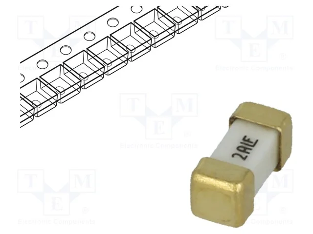 Fusível: baixa tensão, super-imediato, 2A, 125VAC.