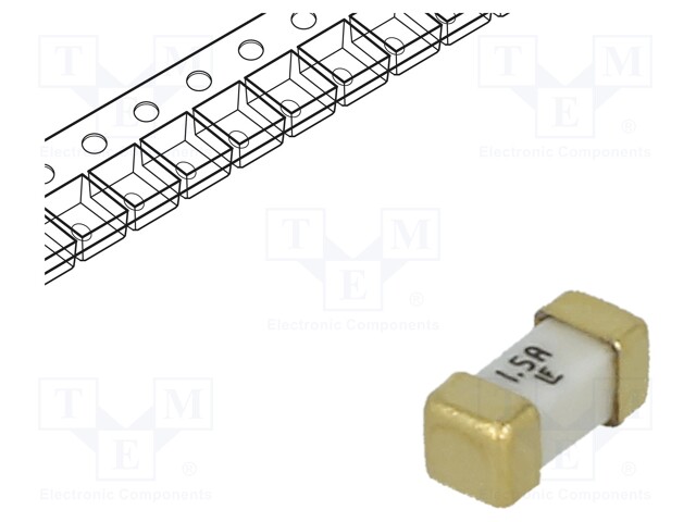 Fusível: baixa tensão, super-imediato, 1,5A, 125V.