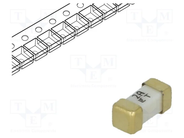 Fusível: Baixa Tensão, Retardado, 2a, 125vac, 125v, 125vdc, Smd