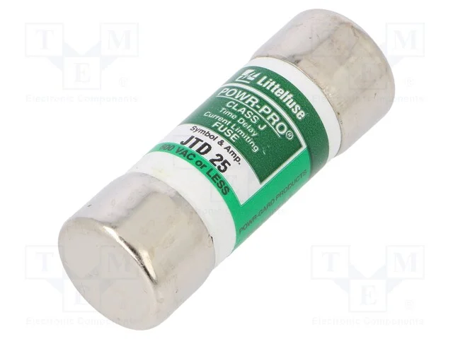 Fusível: Baixa Tensão, Retardado, 25a, 600vac, 300vdc, Industrial