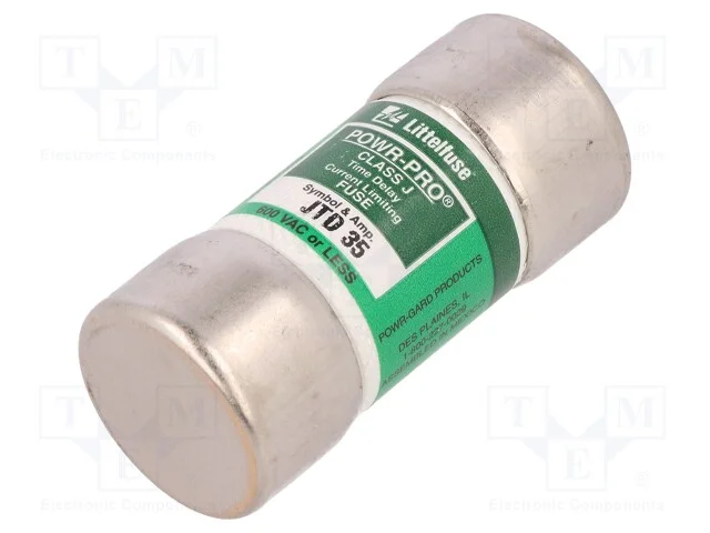 Fusível: Baixa Tensão, Retardado, 35a, 600vac, 300vdc, Industrial