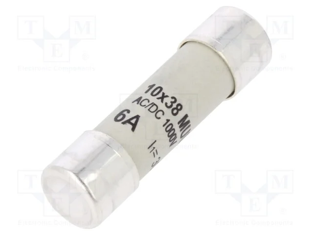 Fusível: Baixa Tensão, Gr, 6a, 1000vdc, Cilíndrico