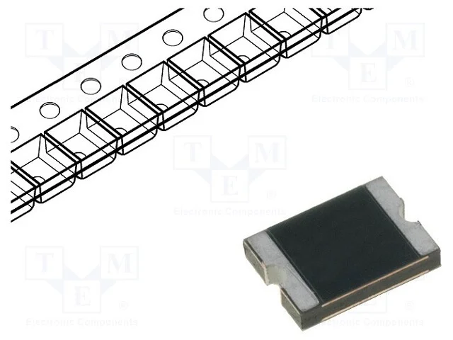 Fusível: de polímero PTC, 500mA, SMD, 1206L