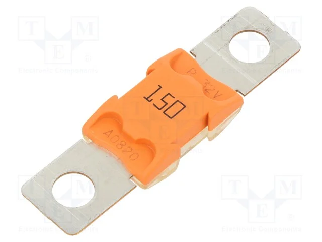 Fusível: Baixa Tensão, 150a, 32vdc, Parafuso M8, Automotivo, Cobre
