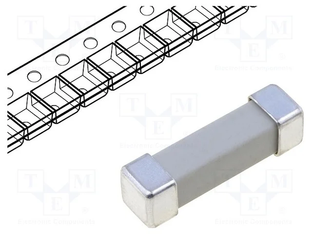 Fusível: baixa tensão, retardado, 2A, 250V, SMD, .