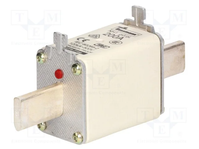 Fusível: Baixa Tensão, 200a, 500vac, 250vdc, Cerâmico,Industrial
